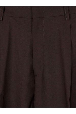 Pantaloni in misto lana vergine marrone BE ABLE | SANDYMTCACAO